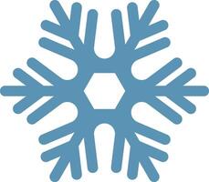 Light blue snowflake icon isolated on a white background, symbolizing winter and the holiday season, evoking feelings of cold temperatures, ice, and snow vector