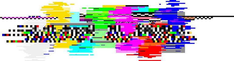Pixel sorting effect creating an abstract glitch art background with horizontal lines and vibrant colors, ideal for digital art projects, websites or presentations vector