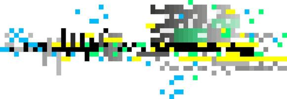Colorful pixelated abstract background creating a vibrant and chaotic design, perfect for enhancing websites, banners, posters, and social media posts with dynamic visual energy vector