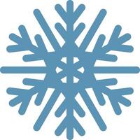 Stylized blue snowflake on white background representing winter, christmas, cold temperatures, snow and ice, perfect for winter and christmas themed projects vector