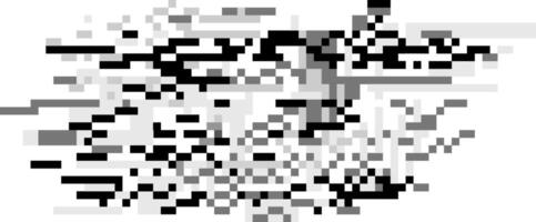 Black and white pixelated background creating an abstract digital pattern, presenting a modern aesthetic perfect for themes of technology and communication in design and art vector