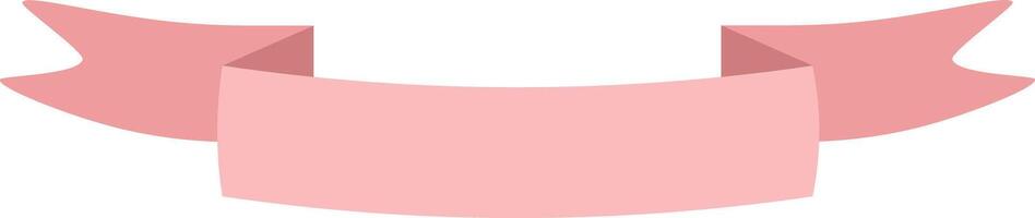 Light pink ribbon waving with copy space, creating a festive atmosphere ideal for celebration announcements, event invitations, or promotional materials vector