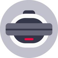 Modern electric unicycle balancing effortlessly on one wheel, representing an innovative personal transporter designed for urban mobility and providing an eco friendly transportation solution vector