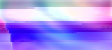 Trendy glitch pattern on dark background. Abstract geometric elements vector