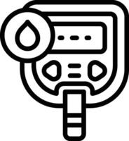 Glucometer Icon. Diabetic Meter Icon vector