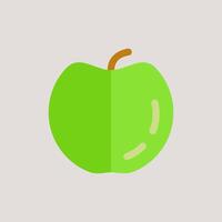 Design Illustration graphic of apple icon with flat style. Suitable for UI, mobile design, web design, etc vector
