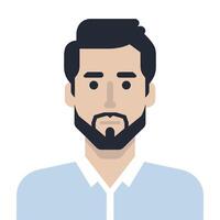 character of a man vector