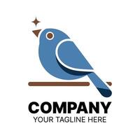 Modern Bird Logo Design for a Company vector