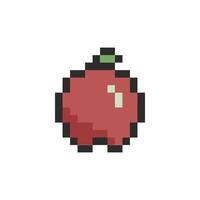 red apple fruit vector
