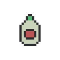 medicine container pixelated vector