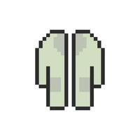 lab coat pixel vector