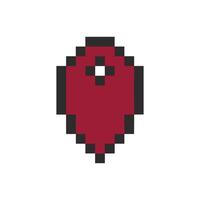 red mark map vector
