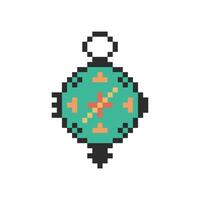 compass retro object vector