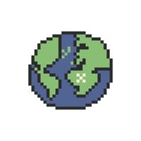 round earth with mark vector
