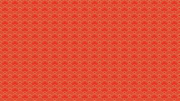 Chinese pattern texture against red background vector