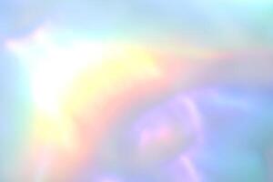 Abstract pastel rainbow light pattern with soft gradient and dreamy aura. photo