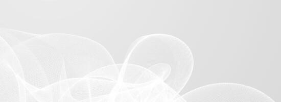 Abstract grey wave lines pattern. Silver flowing waves background. Universal curved undulate stripe wallpaper. Gray tech backdrop concept for flyer, booklet, poster, banner, cover. vector