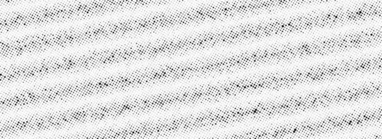 Black rippled grit halftone texture. Grunge diagonal noise stripe pattern. Vanishing sandy grain gradation wallpaper. Dotted lined fade gradient background. Gritty pixel comic overlay backdrop vector
