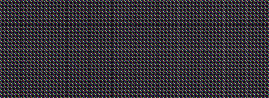 RGB pixel seamless pattern. Repeating LED screen background. LCD display circle dots wallpaper. Red Green Blue pixelated monitor texture. Repeated crt display backdrop vector