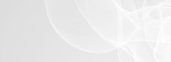 Abstract grey wavy lines pattern. Silver flowing waves background. Technologic curved undulate stripes wallpaper. Gray tech backdrop concept for flyer, booklet, poster, banner, cover vector