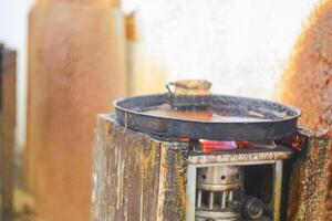 small stove for making batik photo