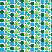 Background with geometric figures patterns vector