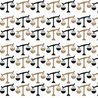 background with patterns of the scale of justice vector