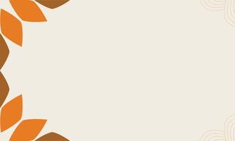 autumn leave ornament background vector