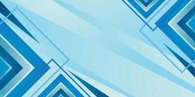 Abstract background with blue geometric shapes vector