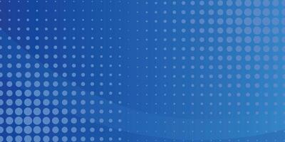 Blue gradient dotted halftone background vector