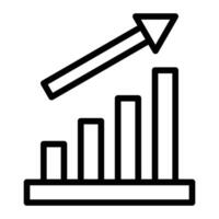 Progress Line Icon Design vector