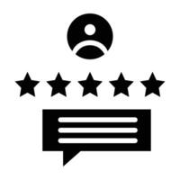 Customer Review Icon Design vector