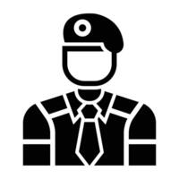 Officer Icon Design vector