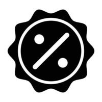 Discount Badge Icon Design vector