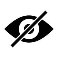 Invisable Icon Design vector