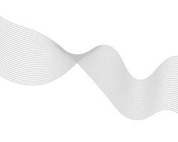 Smooth Curves and Waves Design vector