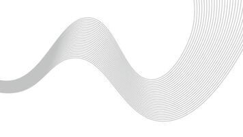 Smooth Ribbon Waves for Background Art vector