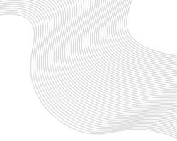 Gentle Gradient Wavy Line Background vector