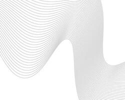 Elegant Abstract Ribbon Line Art vector