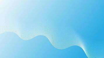 Fluid Line Art with Gradient Colors vector