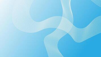 Curved Geometric Lines vector
