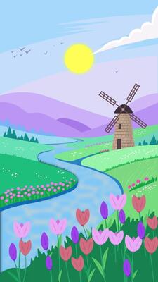 Animated Spring Stock Video Footage for Free Download