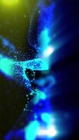 A magical abstraction of illusory blue waves moving smoothly in space, changing sharpness and shape. video