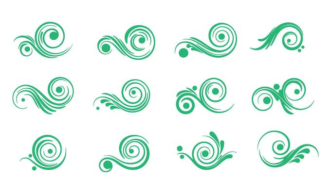 Artistic Swirl Calligraphic Ornament Collection for Designers