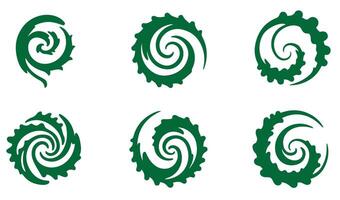 Stunning Whimsical Whorls and Swirls Calligraphy Ornament Collection vector