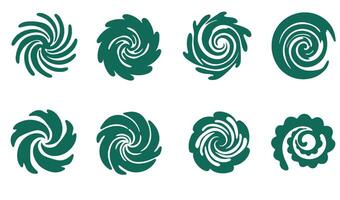 Whimsical Swirls and Whorls Calligraphy Set for Decorative Artwork vector