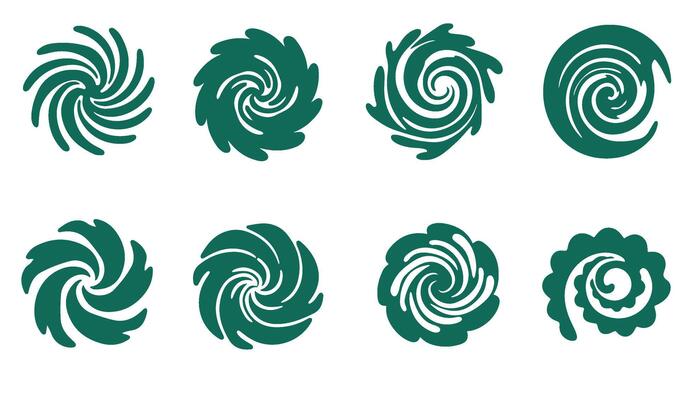 Whimsical Swirls and Whorls Calligraphy Set for Decorative Artwork