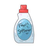 Illustration of Fabric softener vector