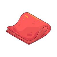 Illustration of Drying towel vector