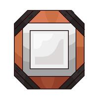 Unique empty photo frame vector